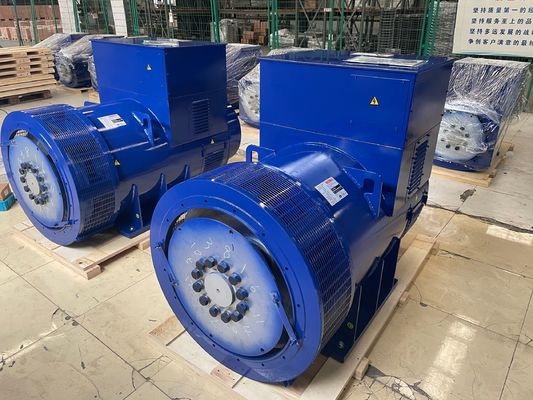 10kw 12.5kva 50 hertz classe d'isolamento senza spazzola h del generatore di CA di 12/6 cavi